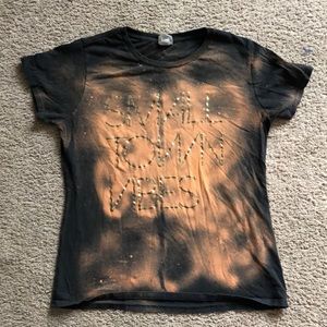 Bleached small town vines shirt